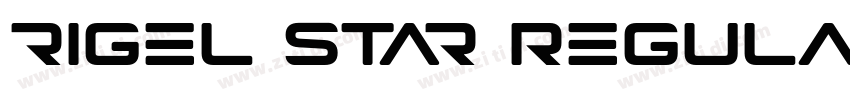 rigel star Regula字体转换